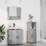 Juego de muebles de baño 3 pcs Gris sonoma 61 x 35 x 64 cm