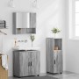 Juego de muebles de baño 3 pcs Gris sonoma 61 x 35 x 64 cm