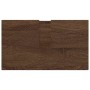 Juego de muebles de baño 3 pcs Marrón roble 61 x 35 x 64 cm