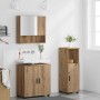 Juego de muebles de baño 3 pcs Roble artisan 61 x 35 x 64 cm