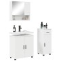 Juego de muebles de baño con cajón 3 pcs Blanco 61 x 35 x 64 cm