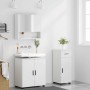 Juego de muebles de baño con cajón 3 pcs Blanco 61 x 35 x 64 cm