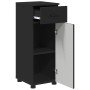 Juego de muebles de baño con cajón 3 pcs Negro 61 x 35 x 64 cm