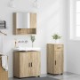 Juego de muebles de baño 3 pcs Roble Sonoma 61 x 35 x 64 cm