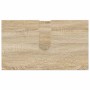 Juego de muebles de baño 3 pcs Roble Sonoma 61 x 35 x 64 cm