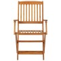 Comedor de jardín plegable 3 piezas madera maciza de acacia