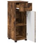 Juego de muebles de baño 3 pcs Roble ahumado 61 x 35 x 64 cm