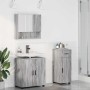 Juego de muebles de baño 3 pcs Gris sonoma 61 x 35 x 64 cm