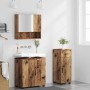 Juego de muebles de baño 3 pcs Madera vieja 61 x 35 x 64 cm