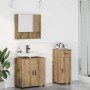 Juego de muebles de baño 3 pcs Roble artisan 61 x 35 x 64 cm