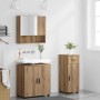Juego de muebles de baño 3 pcs Roble artisan 61 x 35 x 64 cm