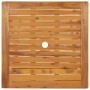 Comedor de jardín plegable 3 piezas madera maciza de acacia