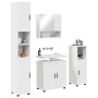Juego de muebles de baño 4 pcs Blanco 61 x 35 x 64 cm