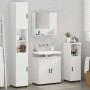 Juego de muebles de baño 4 pcs Blanco 61 x 35 x 64 cm
