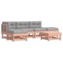 6-teiliges Gartenmöbel-Set mit Kissen aus Douglasienholz von vidaXL, Gartensets - Ref: Foro24-3185897, Preis: 457,34 €, Rabat...