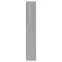 Mueble zapatero y espejo 3 niveles gris Sonoma 63x17x102,5 cm de vidaXL, Zapateros y organizadores de calzado - Ref: Foro24-3...