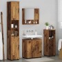 Juego de muebles de baño 4 pcs Madera vieja 61 x 35 x 64 cm