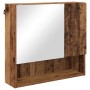 Juego de muebles de baño 4 pcs Madera vieja 61 x 35 x 64 cm