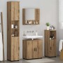 Juego de muebles de baño 4 pcs Roble artisan 61 x 35 x 64 cm
