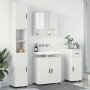Juego de muebles de baño con cajón 4 pcs Blanco 61 x 35 x 64 cm