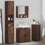 Juego de muebles de baño 4 pcs Marrón roble 61 x 35 x 64 cm