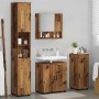 Juego de muebles de baño 4 pcs Madera vieja 61 x 35 x 64 cm