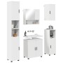 Juego de muebles de baño 5 pcs Blanco 61 x 35 x 64 cm