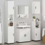 Juego de muebles de baño 5 pcs Blanco 61 x 35 x 64 cm