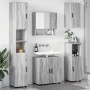 Juego de muebles de baño 5 pcs Gris sonoma 61 x 35 x 64 cm