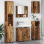 Juego de muebles de baño 5 pcs Madera vieja 61 x 35 x 64 cm