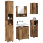 Juego de muebles de baño 5 pcs Madera vieja 61 x 35 x 64 cm