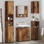 Juego de muebles de baño 5 pcs Madera vieja 61 x 35 x 64 cm