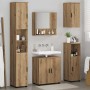Juego de muebles de baño 5 pcs Roble artisan 61 x 35 x 64 cm