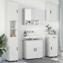 Juego de muebles de baño con cajón 5 pcs Blanco 61 x 35 x 64 cm