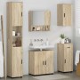 Juego de muebles de baño 5 pcs Roble Sonoma 61 x 35 x 64 cm
