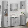 Juego de muebles de baño 5 pcs Gris sonoma 61 x 35 x 64 cm