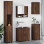 Juego de muebles de baño 5 pcs Marrón roble 61 x 35 x 64 cm