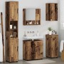 Juego de muebles de baño 5 pcs Madera vieja 61 x 35 x 64 cm