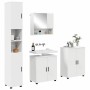 Juego de muebles de baño 4 pcs Blanco 61 x 35 x 64 cm