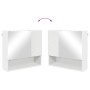 Juego de muebles de baño 4 pcs Blanco 61 x 35 x 64 cm