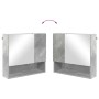 Juego de muebles de baño 4 pcs Gris hormigón 61 x 35 x 64 cm