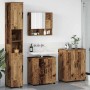 Juego de muebles de baño 4 pcs Madera vieja 61 x 35 x 64 cm