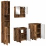 Juego de muebles de baño 4 pcs Madera vieja 61 x 35 x 64 cm