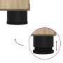 Juego de muebles de baño 2 pcs Roble Sonoma 76.5 x 35 x 64 cm