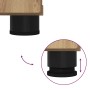 Juego de muebles de baño 2 pcs Roble artisan 76.5 x 35 x 64 cm