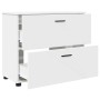 Juego de muebles de baño 3 pcs Blanco 76.5 x 35 x 64 cm