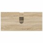 Juego de muebles de baño 3 pcs Roble Sonoma 76.5 x 35 x 64 cm