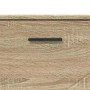 Juego de muebles de baño 3 pcs Roble Sonoma 76.5 x 35 x 64 cm