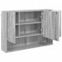 Juego de muebles de baño 3 pcs Gris sonoma 76.5 x 35 x 64 cm
