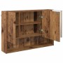 Juego de muebles de baño 3 pcs Madera vieja 76.5 x 35 x 64 cm